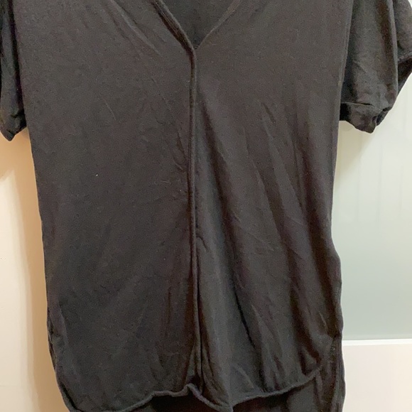3 for $20 - Black High-Lo V-Neck Michael Kors Tee - Picture 3 of 5